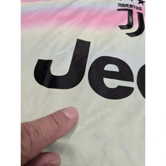 Juventus Jersey Mens XL Multicolor Soccer Jeep Sponsor EA Sports Kit Adidas - Picture 3 of 12